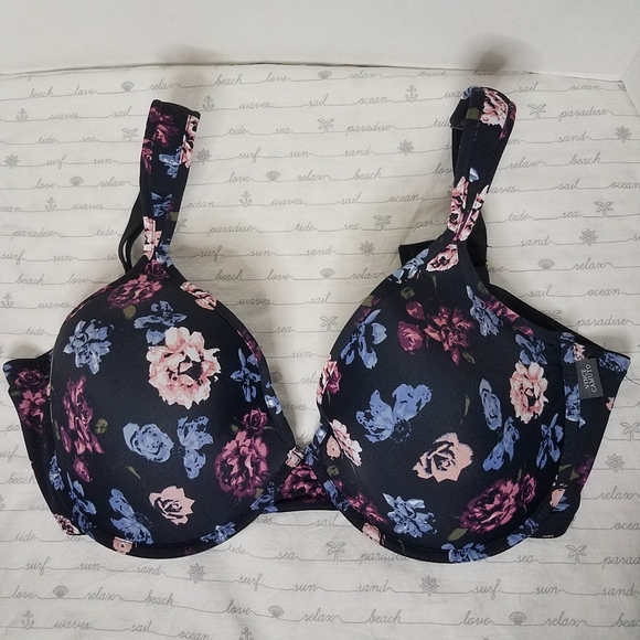 Vince Camuto Other - Vince Camuto Black Floral Bra 42D